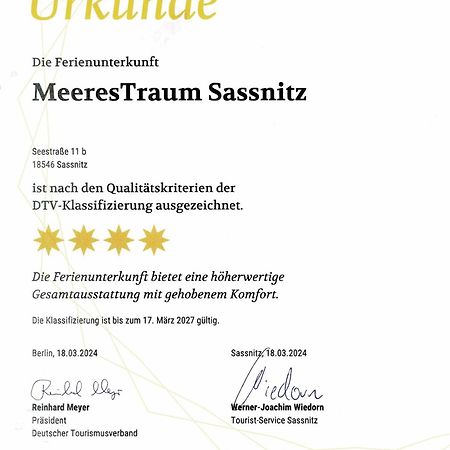 Fewo Meerestraum Sassnitz Exteriér fotografie